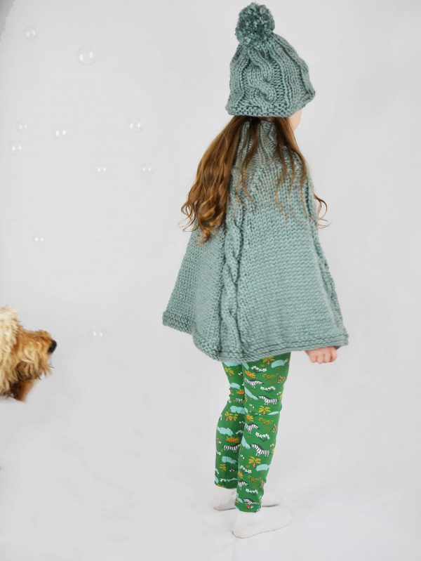 kids poncho knitting pattern