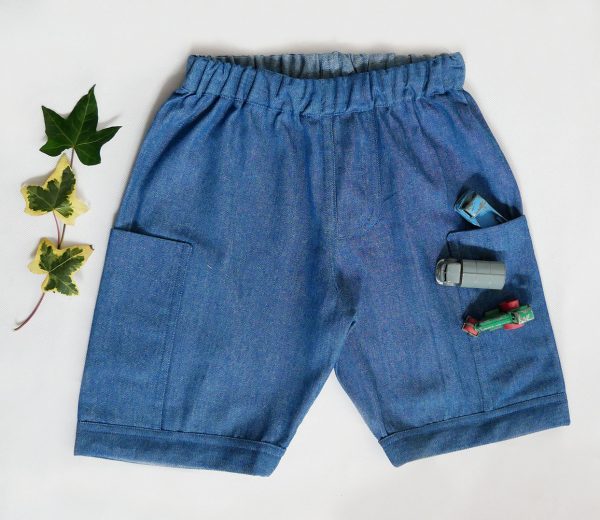 kids denim shorts
