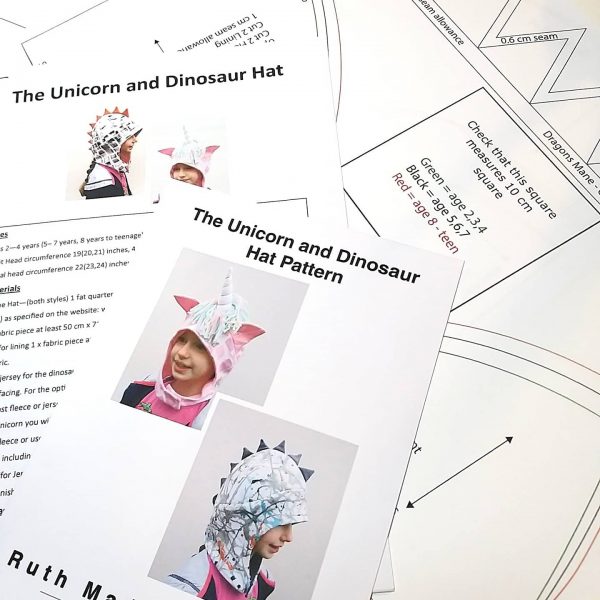dinosaur hat sewing pattern