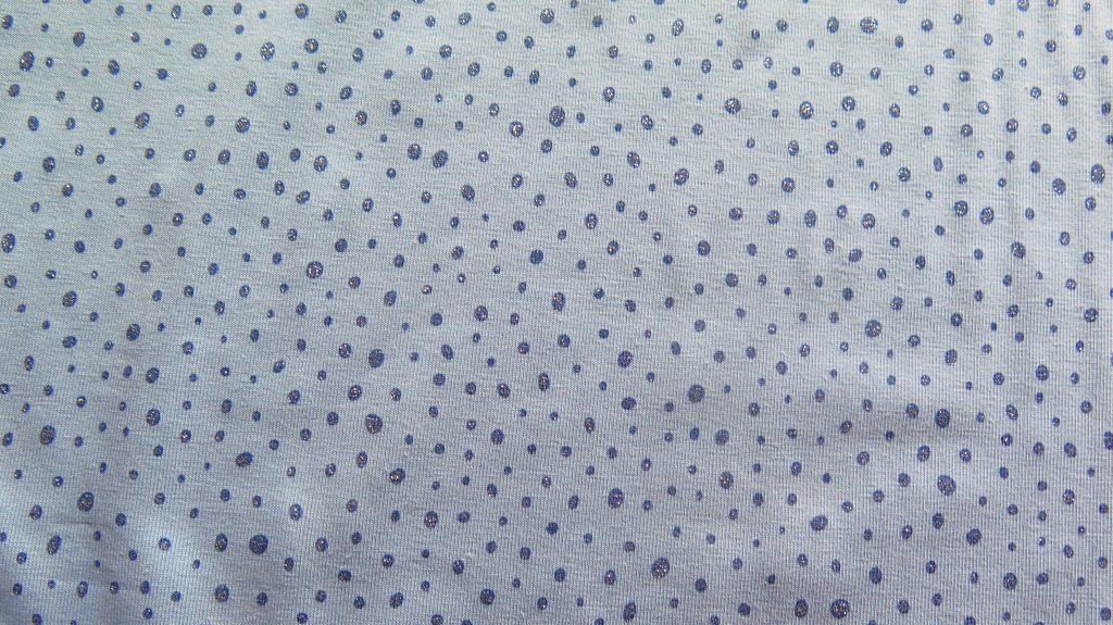 blue glitter dot fabric