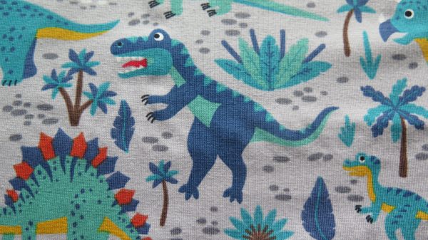 t-rex dinosaur fabric