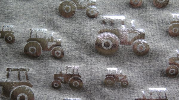silver tractor cotton jersey