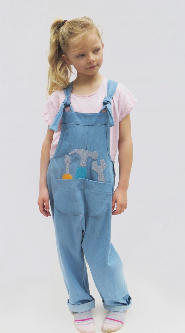 kids overalls sewing pattern