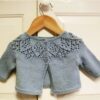 top down baby cardigan knitting pattern