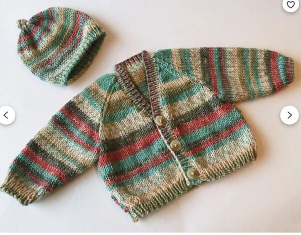 raglan baby cardigan pattern