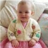 amelia chunky baby cardigan knitting pattern
