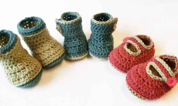 crochet shoes
