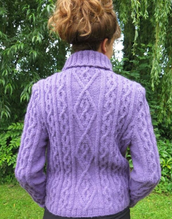 cable aran style sweater