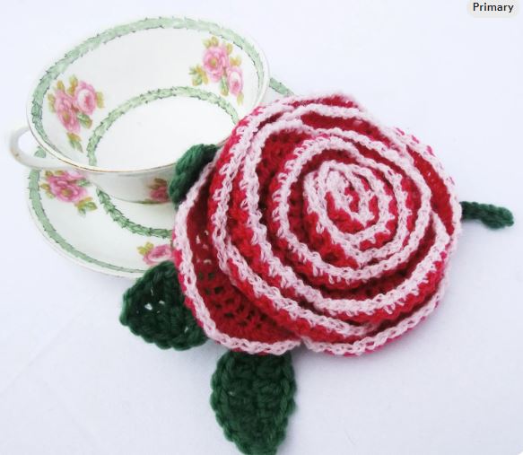 crochet rose
