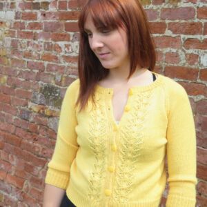 button through cardigan