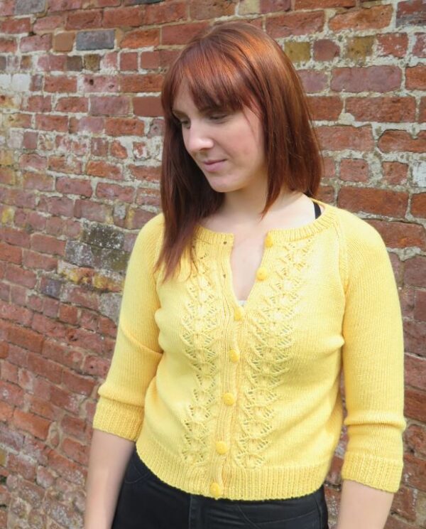 button through cardigan