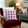 crochet cushion cover