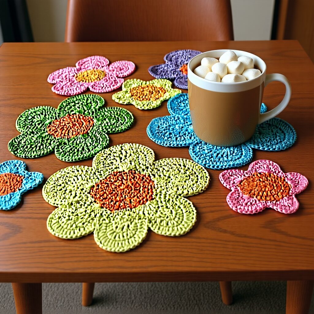 crochet table mats