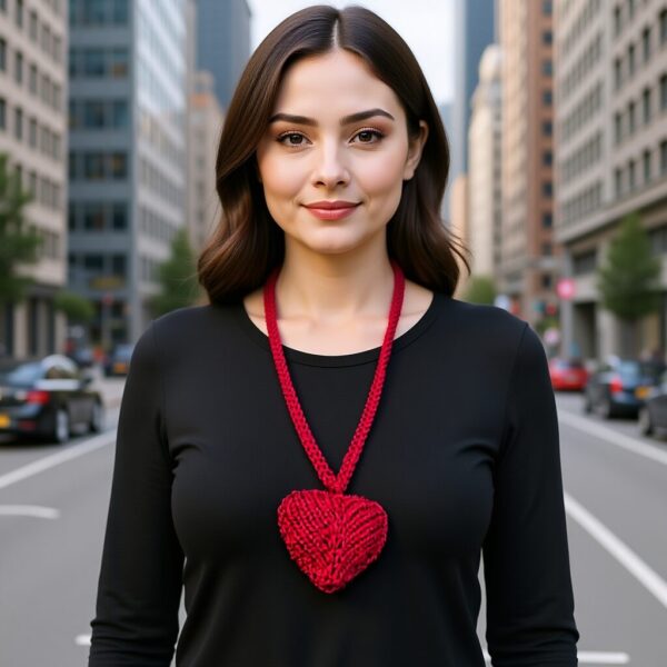 heart necklace pattern