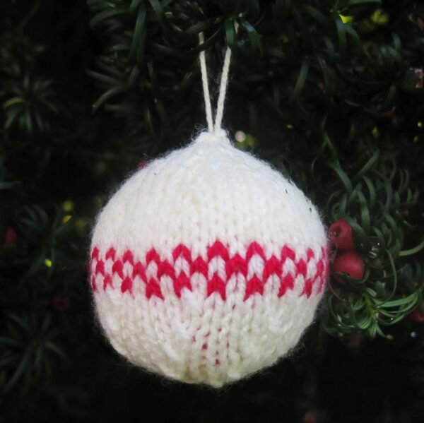 patterned bauble
