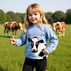 cow sweater