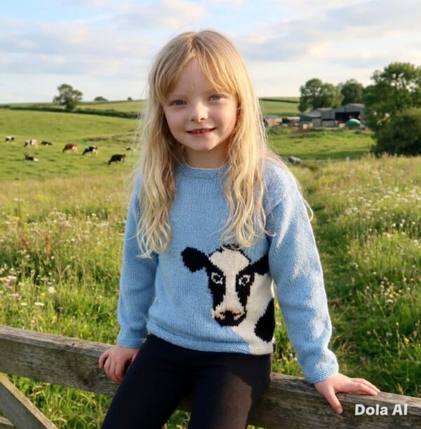 daisy the cow sweater knitting pattern