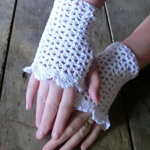 crochet party cuff