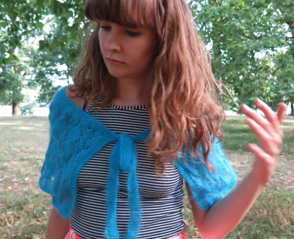 mohair wedding shawl