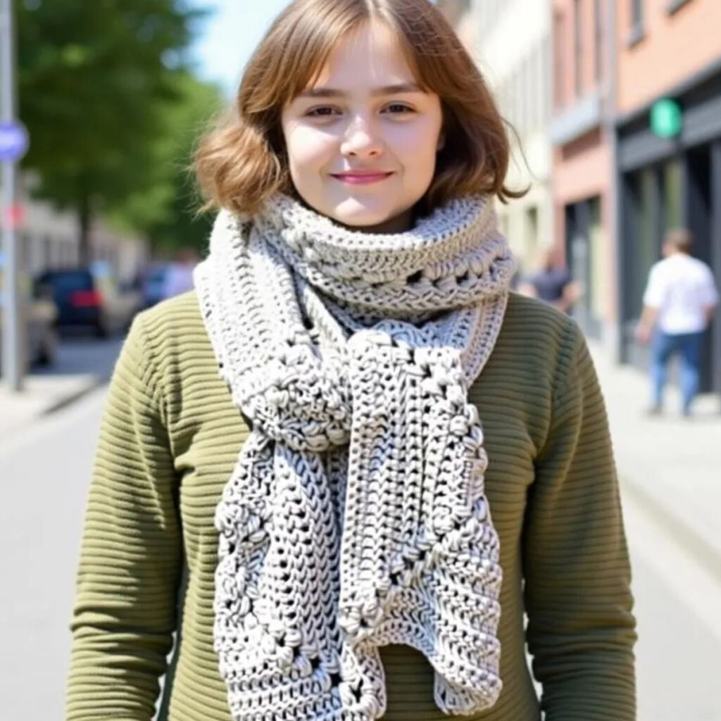 crochet scarf
