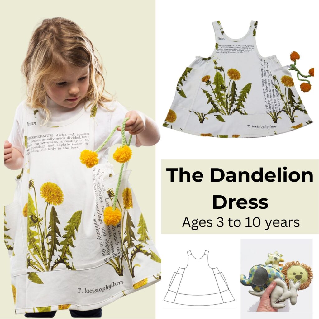 dandelion pinafore