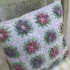 crochet pillow cover