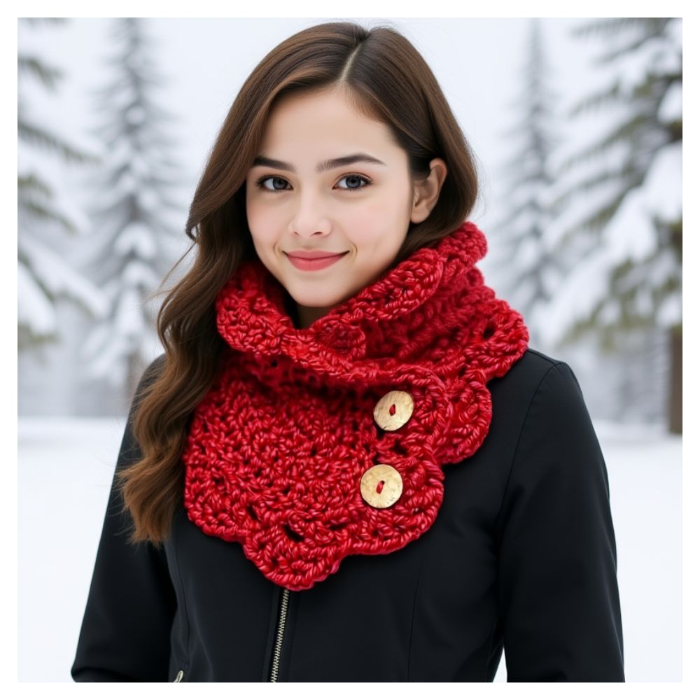 crochet neckwarmer