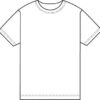 Billy T-Shirt line drawing – children’s t-shirt sewing pattern technical illustration