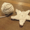 T-shirt yarn crochet star decoration