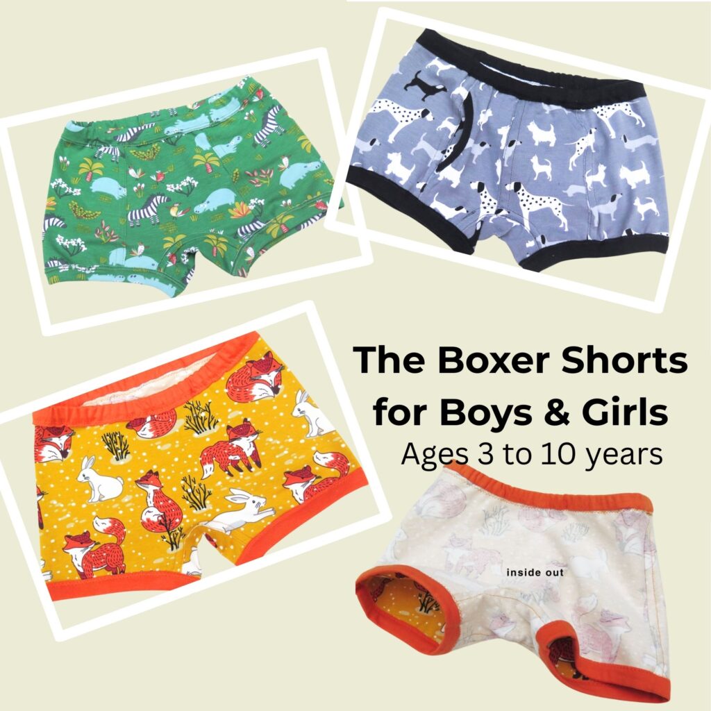 Kids Boxer Shorts Sewing Pattern PDF – Sensory Friendly
