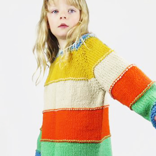 stripe sweater knitting pattern