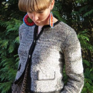 cropped crochet jacket pattern