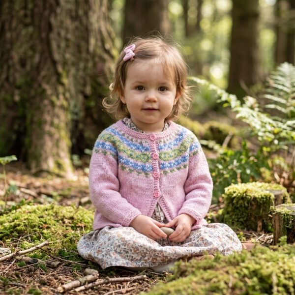 Abigail baby cardigan knitting pattern