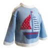 sailing boat sweater knitting pattern for baby